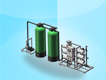 3吨/时反渗透设备，广西纯水处理，广西水处理厂家
