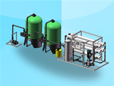 10吨每小时反渗透设备，纯水设备生产厂家 反渗透设备制造商